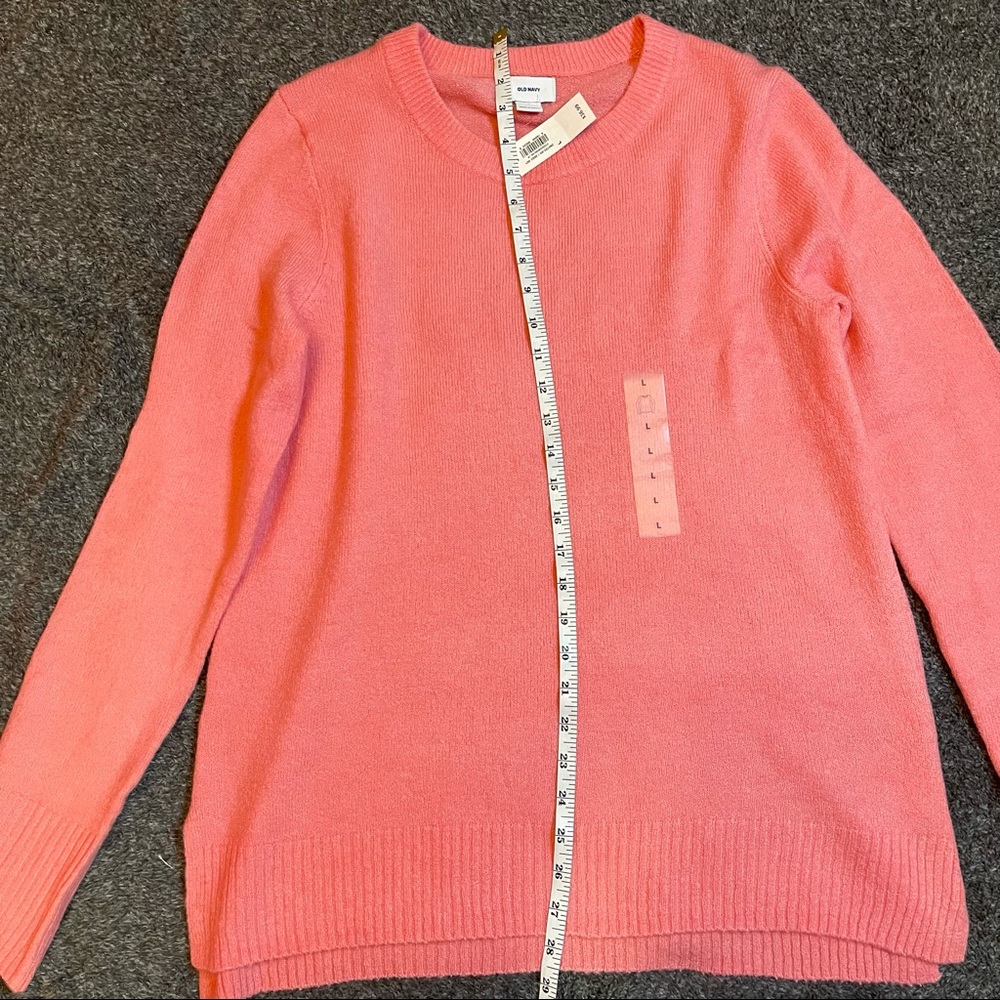 Old Navy Coral Crew Neck Sweater - Picture 6 of 9